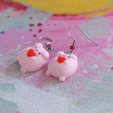 Lovely Little Love Pigs Earrings