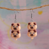 Pug Popsicle Earrings