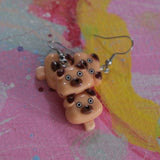 Pug Popsicle Earrings