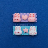 Set of 2 Bunny Delight clips