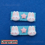 Set of 2 Bunny Delight clips