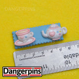 Set of 2 Fancy Afternoon Tea hair clips