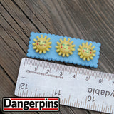 Set of 2 Happy Sparkle Suns hair clips