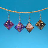 Galaxy Rune Shard earrings