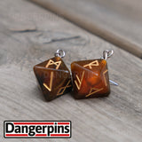 Galaxy Rune Shard earrings