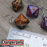 Galaxy Rune Shard earrings