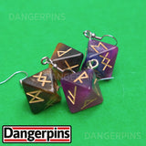 Galaxy Rune Shard earrings