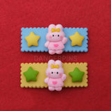 Set of 2 Bunny Superstar clips