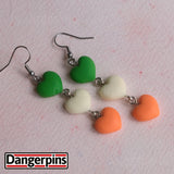 Irish Hearts cascades earrings