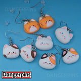 Cute Kitty Cat heads earrings