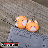 Cute Kitty Cat heads earrings