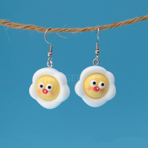 I am Become Egg earrings