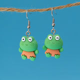 Happy Little Frogs earrings