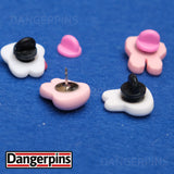 Set of 4 Bunny Head Pins