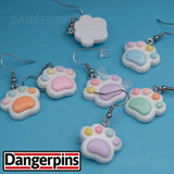 Pastel Paws earrings