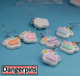 Pastel Paws earrings