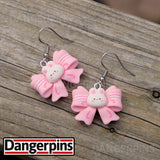 Beautiful Bunny Bows earrings