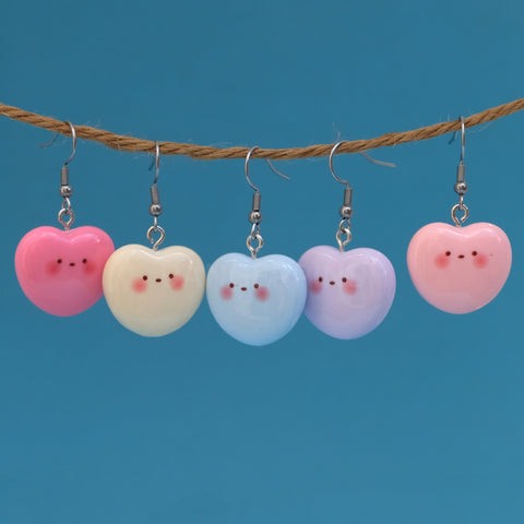 Simple Heart Smiles earrings