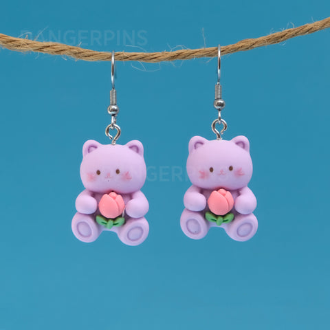 Romantic Kitten earrings