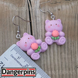 Romantic Kitten earrings