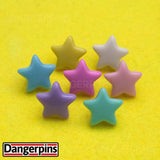 Simple candy star 7 resin pin set