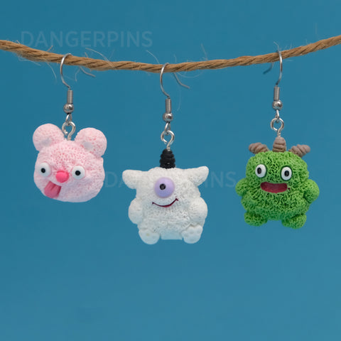 Very Scary Chonky Monsters Earrings