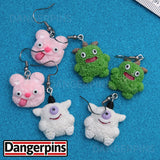 Very Scary Chonky Monsters Earrings