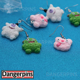 Very Scary Chonky Monsters Earrings