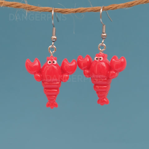 Vice-Admiral Snappy Lobster earrings