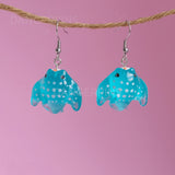 Manta sting ray earrings