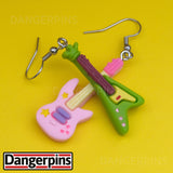 Superstar Guitar earrings