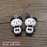 Well Dressed Pandas earrings