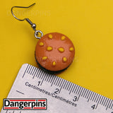 Hamburger earrings