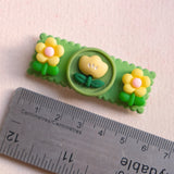 Green Garden Hair Clips