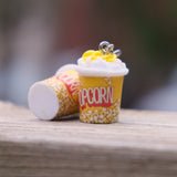 Movie Night Popcorn Earrings