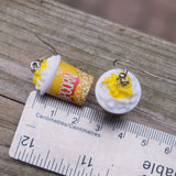 Movie Night Popcorn Earrings