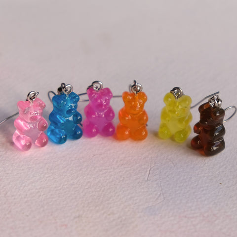 Small Gummy bear earrings