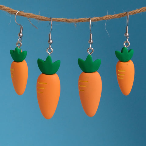 Lovely Little Carrots earrings