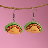 Happy Little Tacos earrings