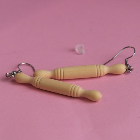 Rolling Pin earrings