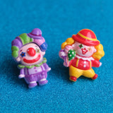 Cute but Creepy Clowns resin pin set