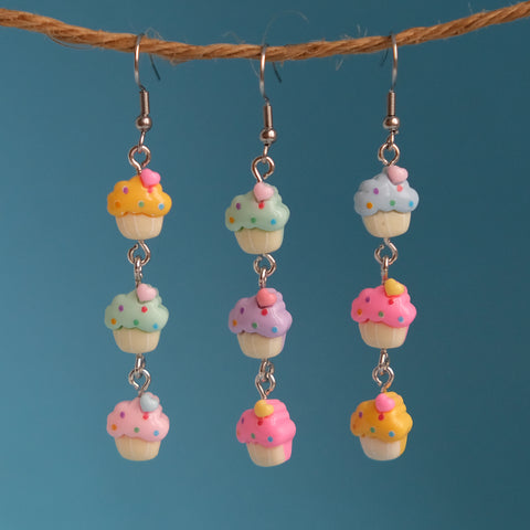 Calorie-free Cupcake Cascades Earrings