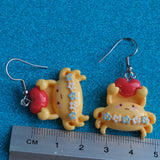 Lucky Little Love Crabs earrings