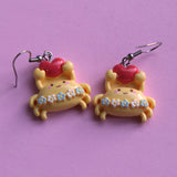 Lucky Little Love Crabs earrings