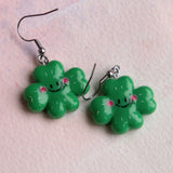 Clifford the Good Luck Clover Earrings