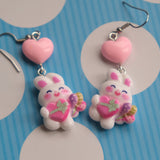 Crush On U Bunnies Earrings