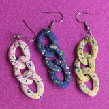 Splatty Chains Earrings