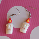 Cute Candle Stars Earrings