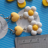 Daisy Heart Earrings