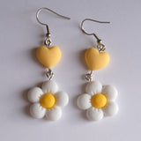 Daisy Heart Earrings